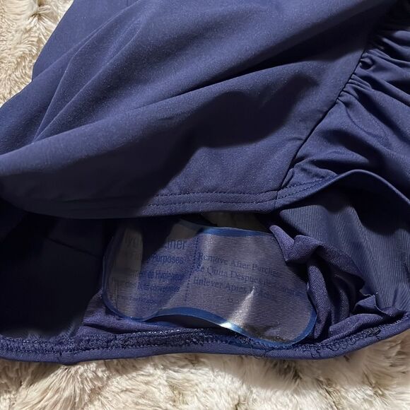 COCO REEF Contours V-Neck Underwire Tummy-Control One-Piece Swimsuit 34D - Picture 8 of 12